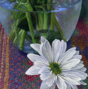 Vase with Daisies